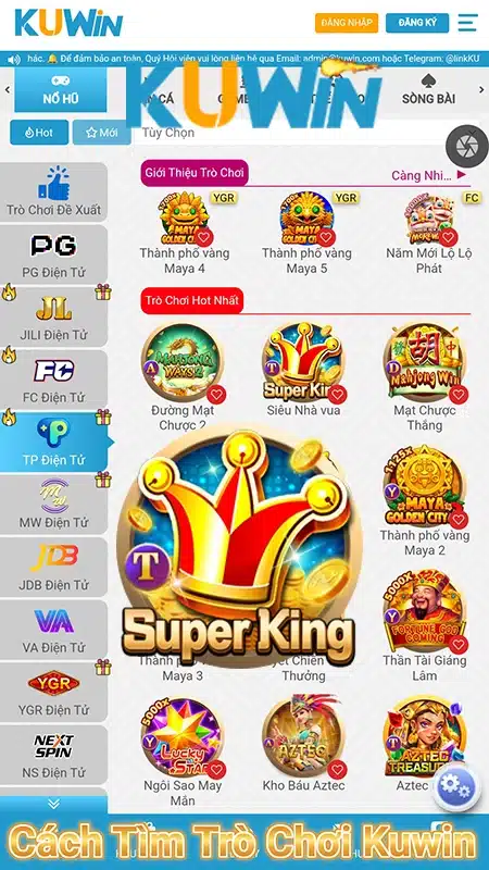 TÌm game kuwin theo biểu tượng